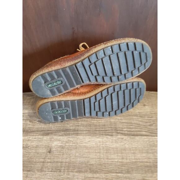 Remonte Bootie Womens 10.5 EU 42 Leather Brown wool Lined Zip Ankle Boots Grunge - Picture 10 of 11